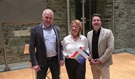 Präsident Stefan Karger (RC Witten-Hohenstein),  Governorin Karin Schulze und Präsident Marcus Arldt (RC Witten) 